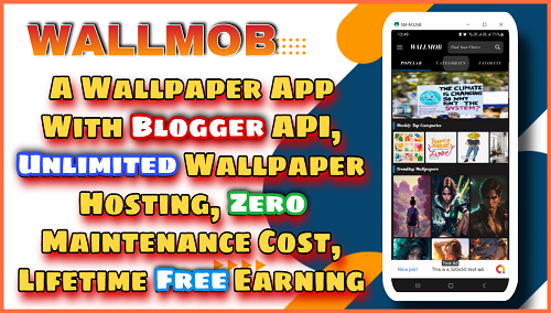 Thumbnail of Make Wallpaper App Using Blogger API | Lifetime Free With Unlimited Wallpaper Hosting | MakeEasy