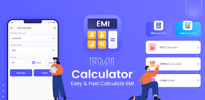 Thumbnail of Loan EMI Calculator Source Code | Bank Info, Loan Info, Calculator  | Financial App For High eCPM | MakeEasy