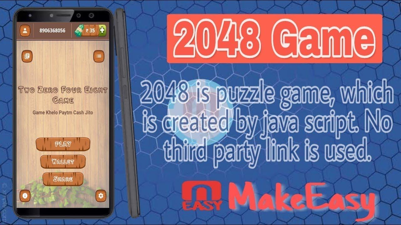 Thumbnail of 2048 Kodular Puzzle Game AIA | For Kodular, Thunkable, App Inventor Platform | MakeEasy